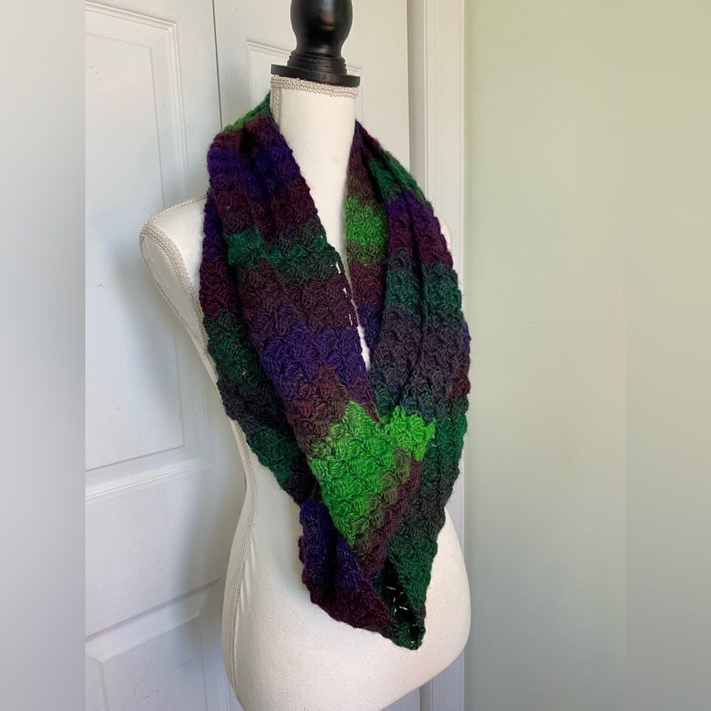 Hand-knitted Infinity Scarf